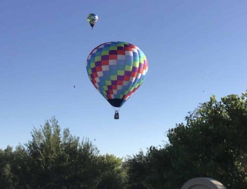 Balloon Fiesta Flyover at SantuaRio