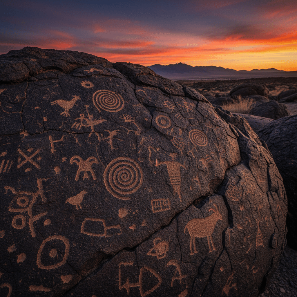 Petroglyph National Monument sunset hike