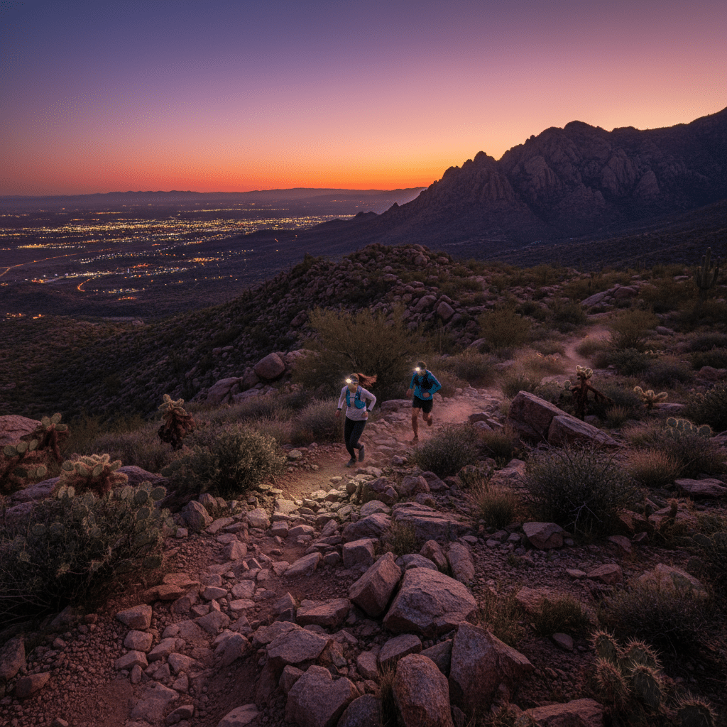 Twilight Trail Run — Sandia Foothills Open Space